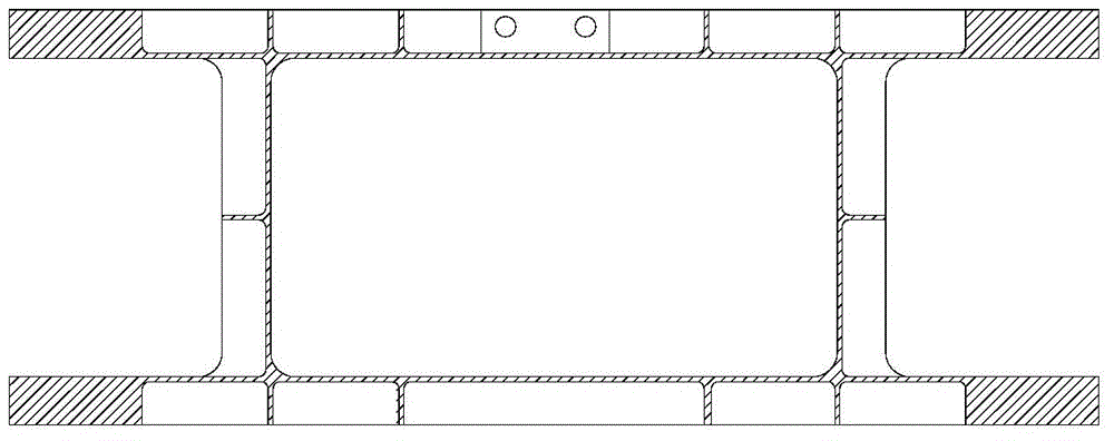 Wide-range variable thrust two-generator parallel pump-fed type engine frame and preparation method thereof