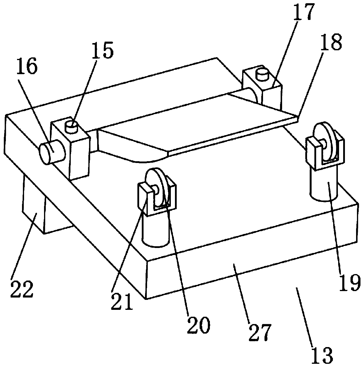 Production equipment of AGM partition plate and using method thereof