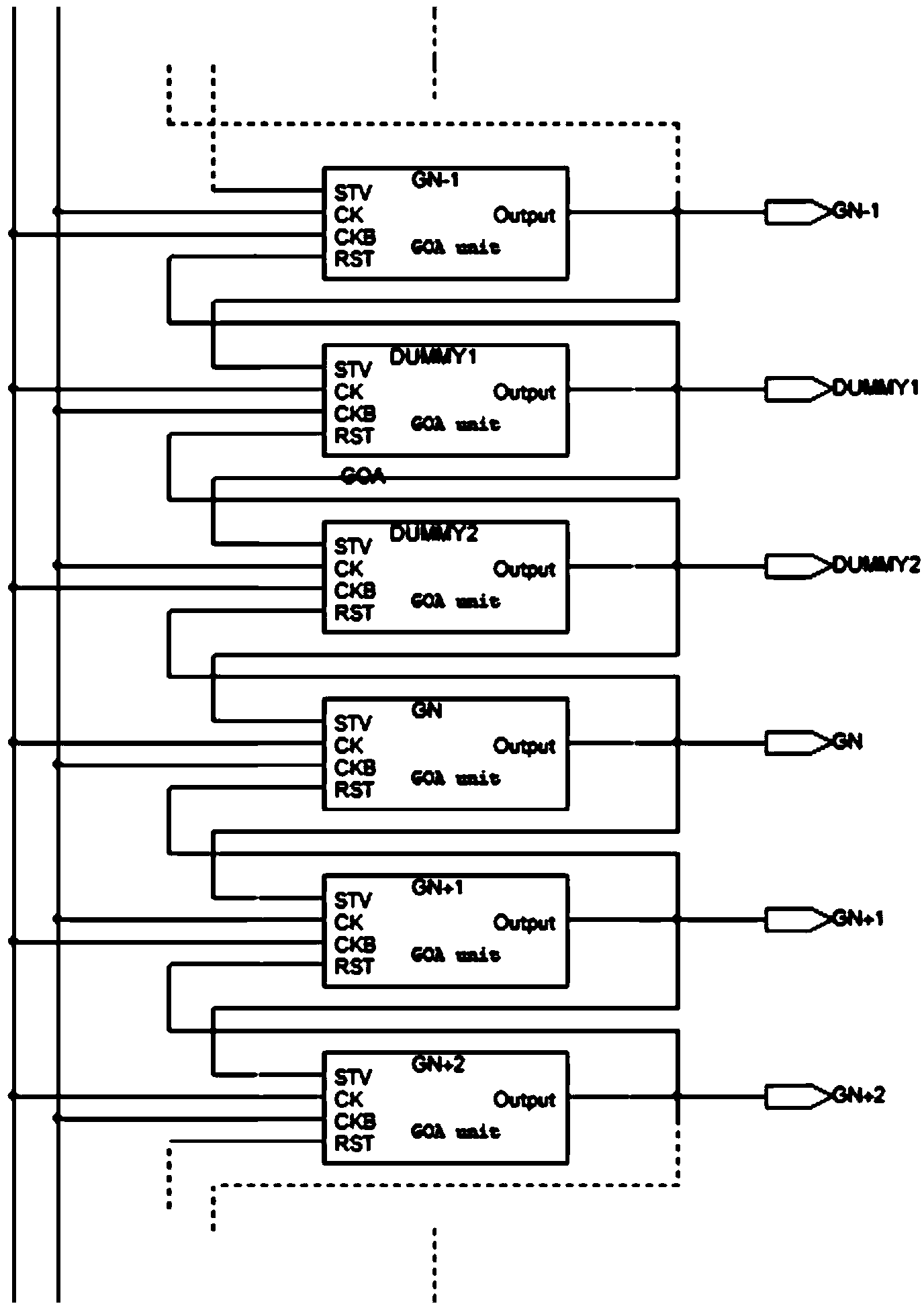 Gate drive circuit, array substrate, display device and driving method