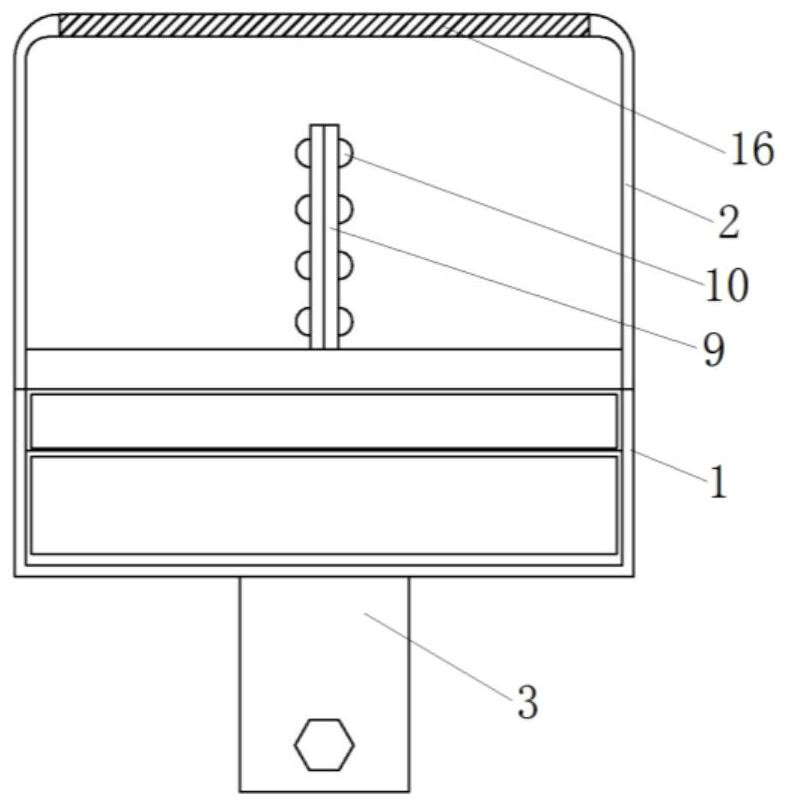 Intelligent positioning type road construction warning lamp