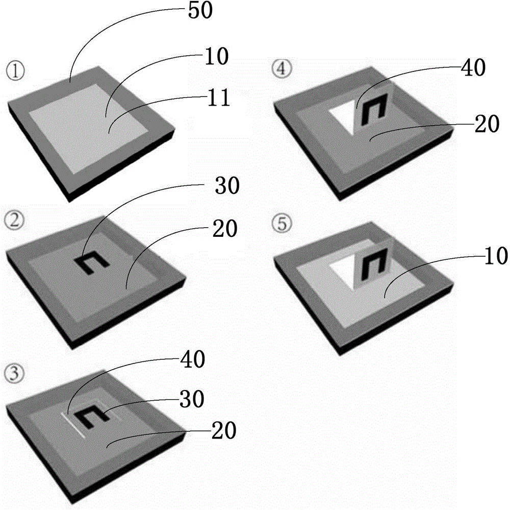 Self supporting three dimension device and preparation method thereof