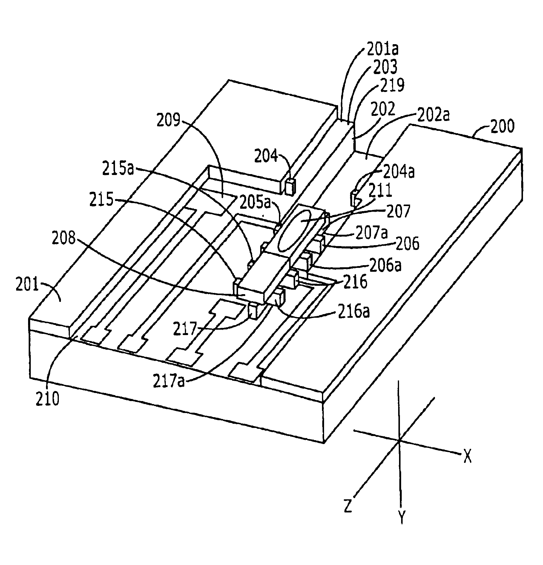 Optical substrate having alignment fiducials