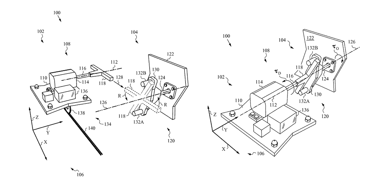 Torque transfer in laterally engaging drive couplers exhibiting axial misalignment with driven couplers