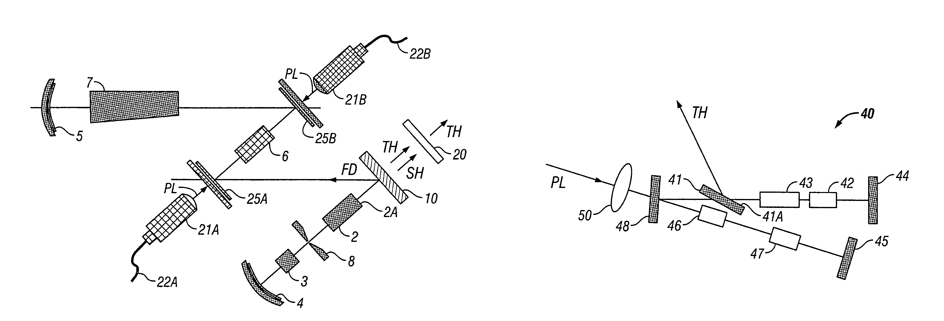 Diode pumped laser with intracavity harmonics