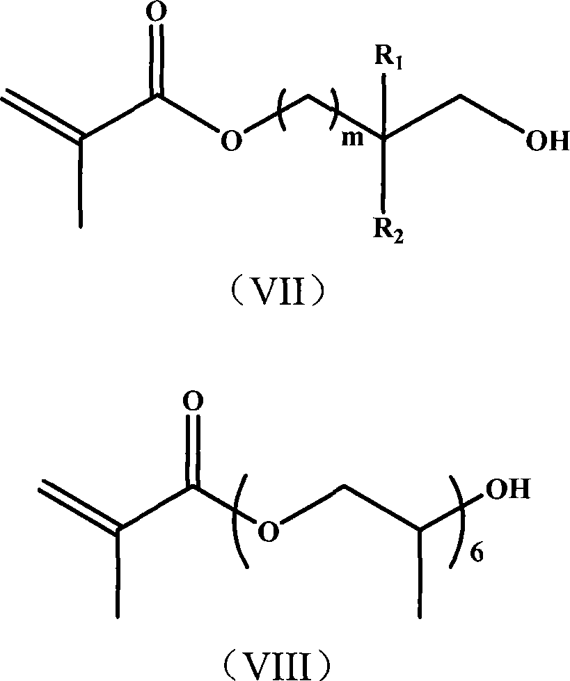 Nitrogen-containing polyfunctionality metacrylic acid ester monomer, preparation and use thereof