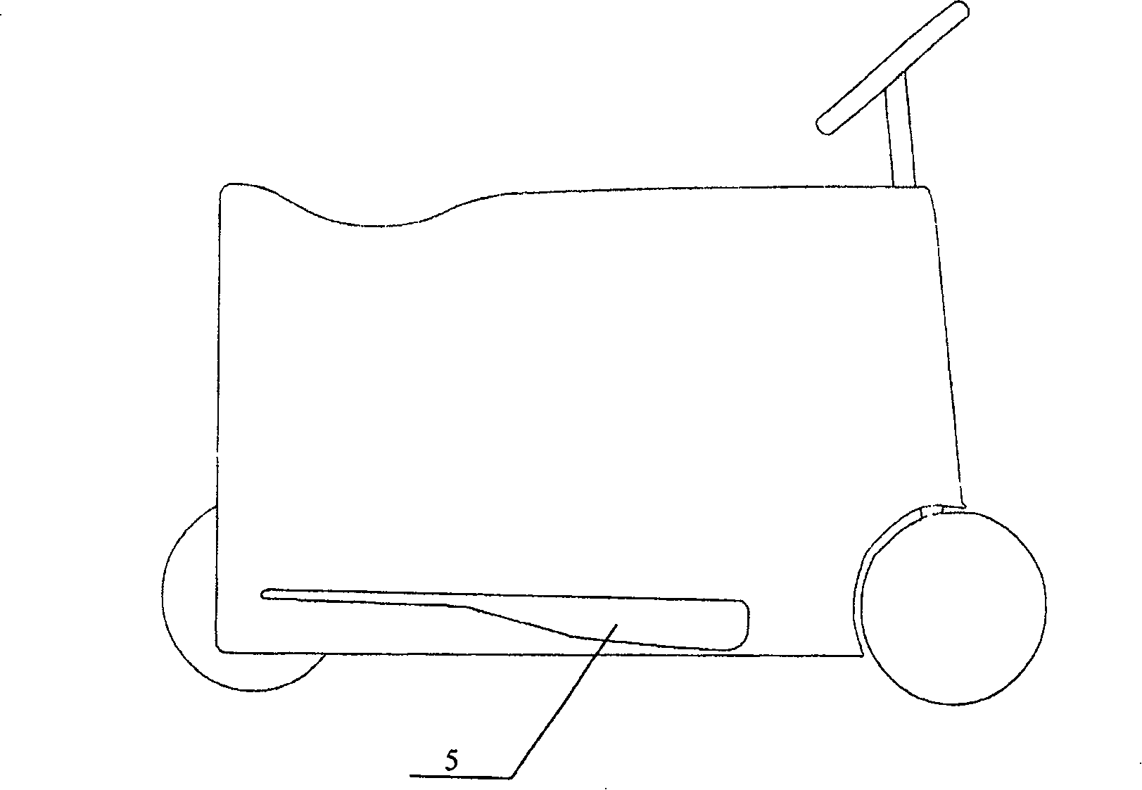 Chainless bicycle with backward central axis