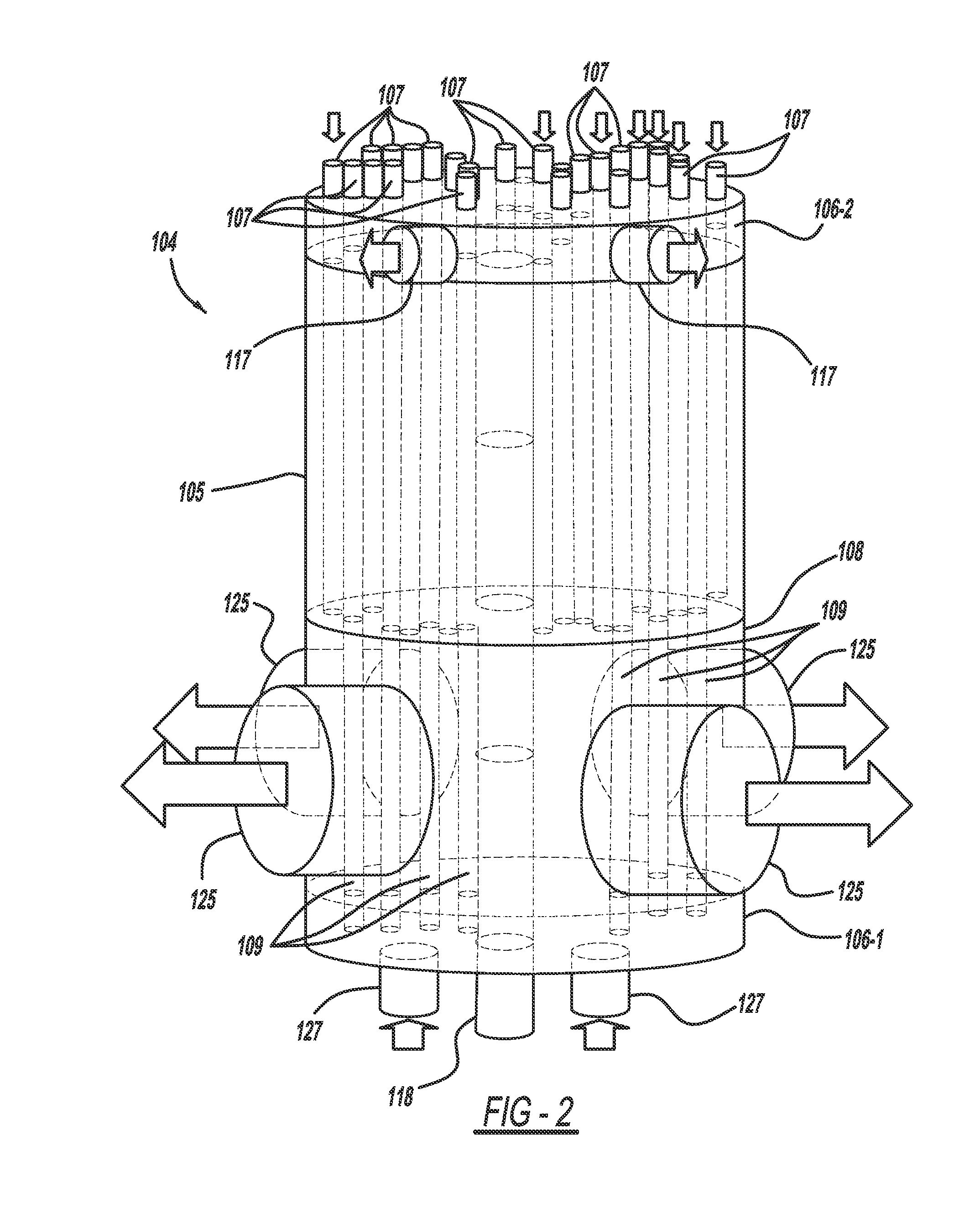 Two-fluid molten-salt reactor