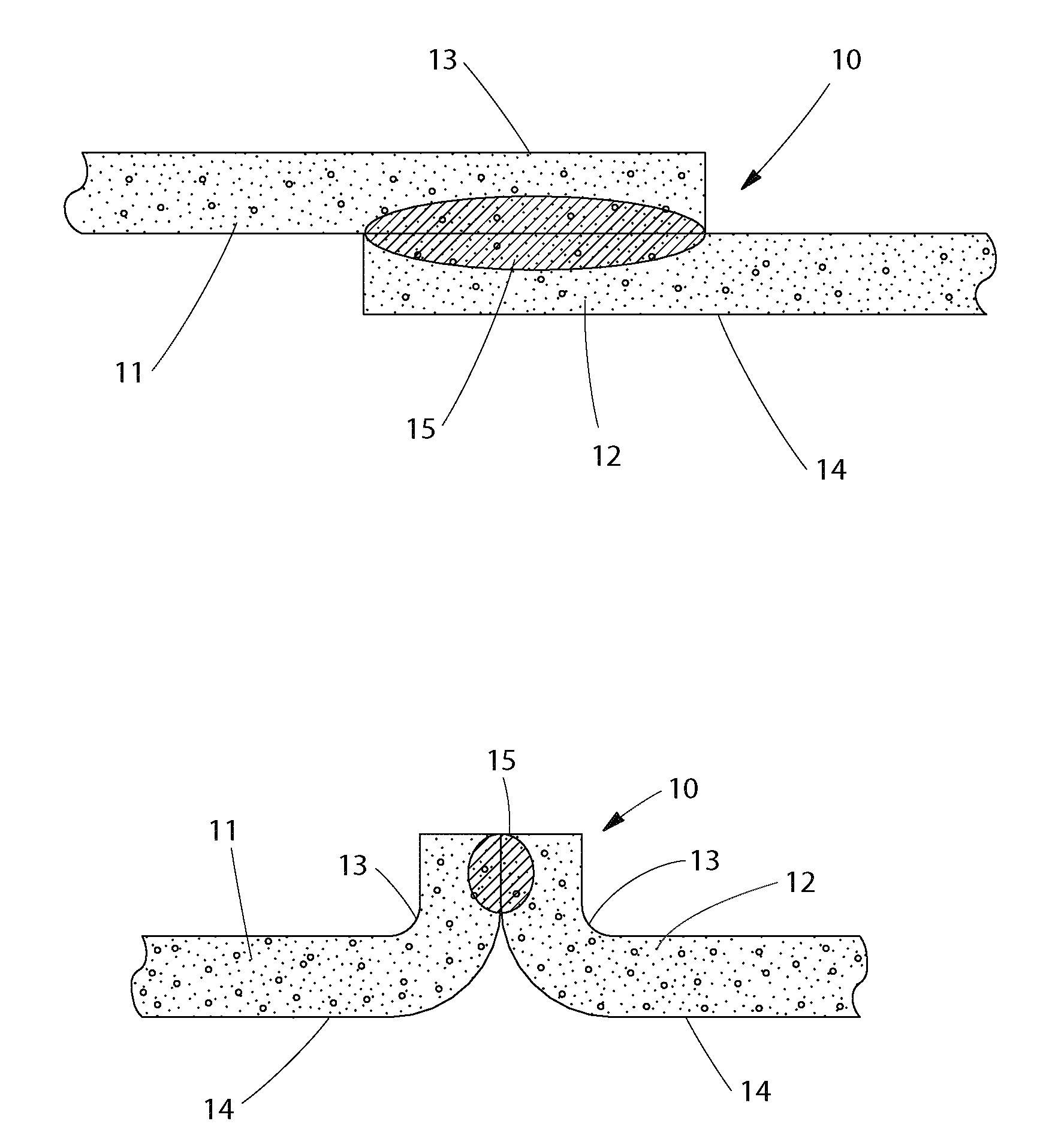 Seam structure and method for making a seam