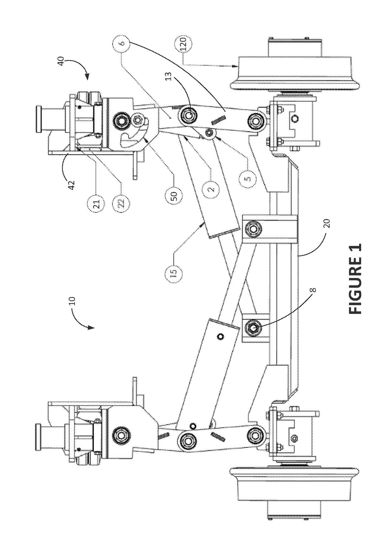 Vertical hi-rail device