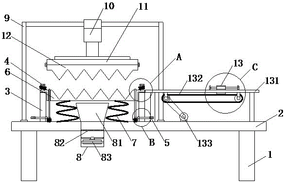 Novel preforming press for corrugated paper