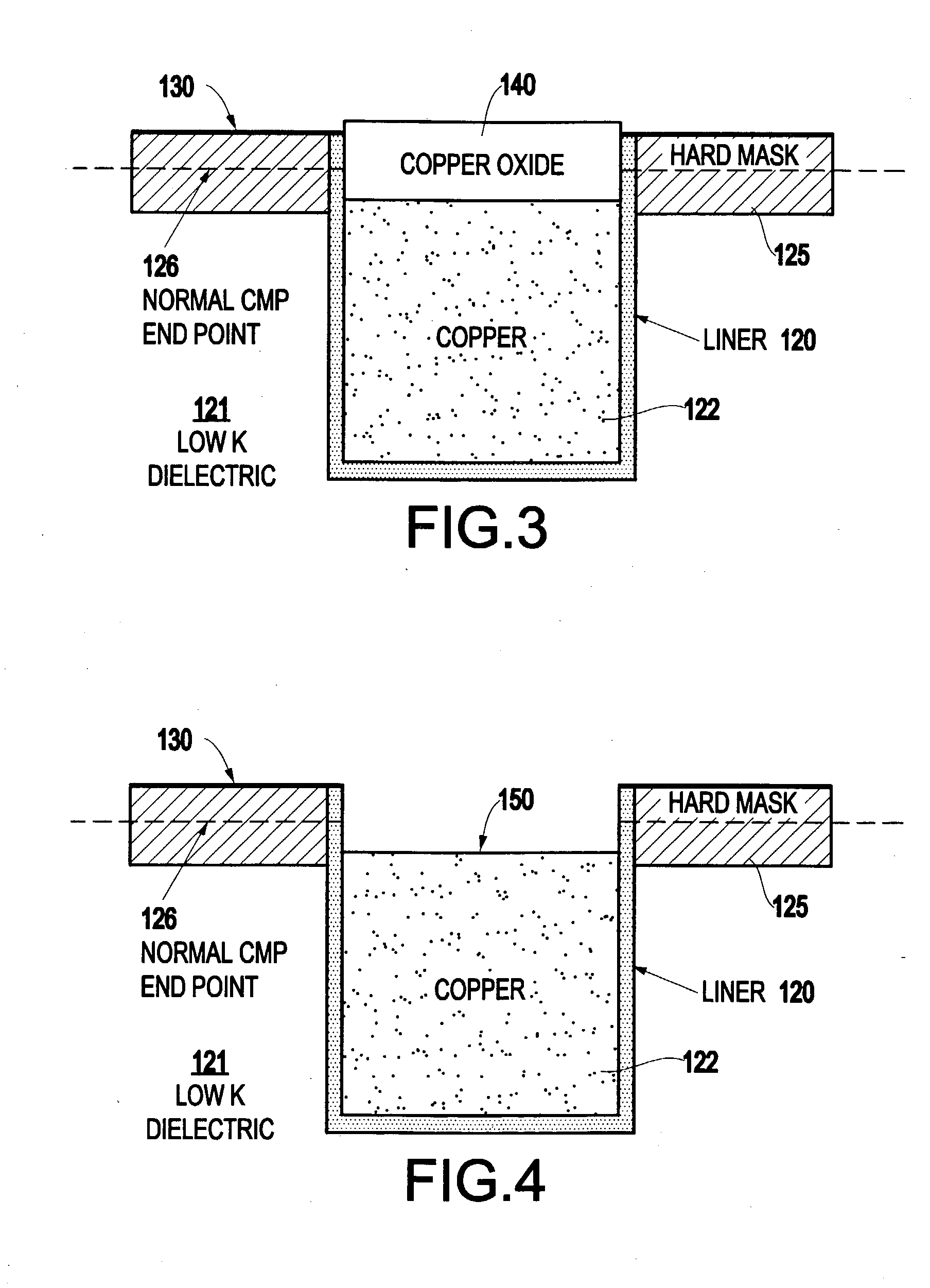 Copper recess process with application to selective capping and electroless plating