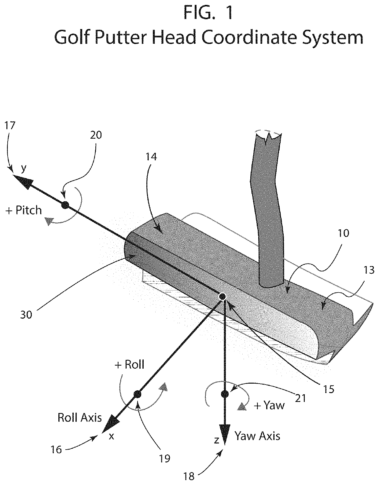 Golf Putter Head for Ensuring Pure Roll