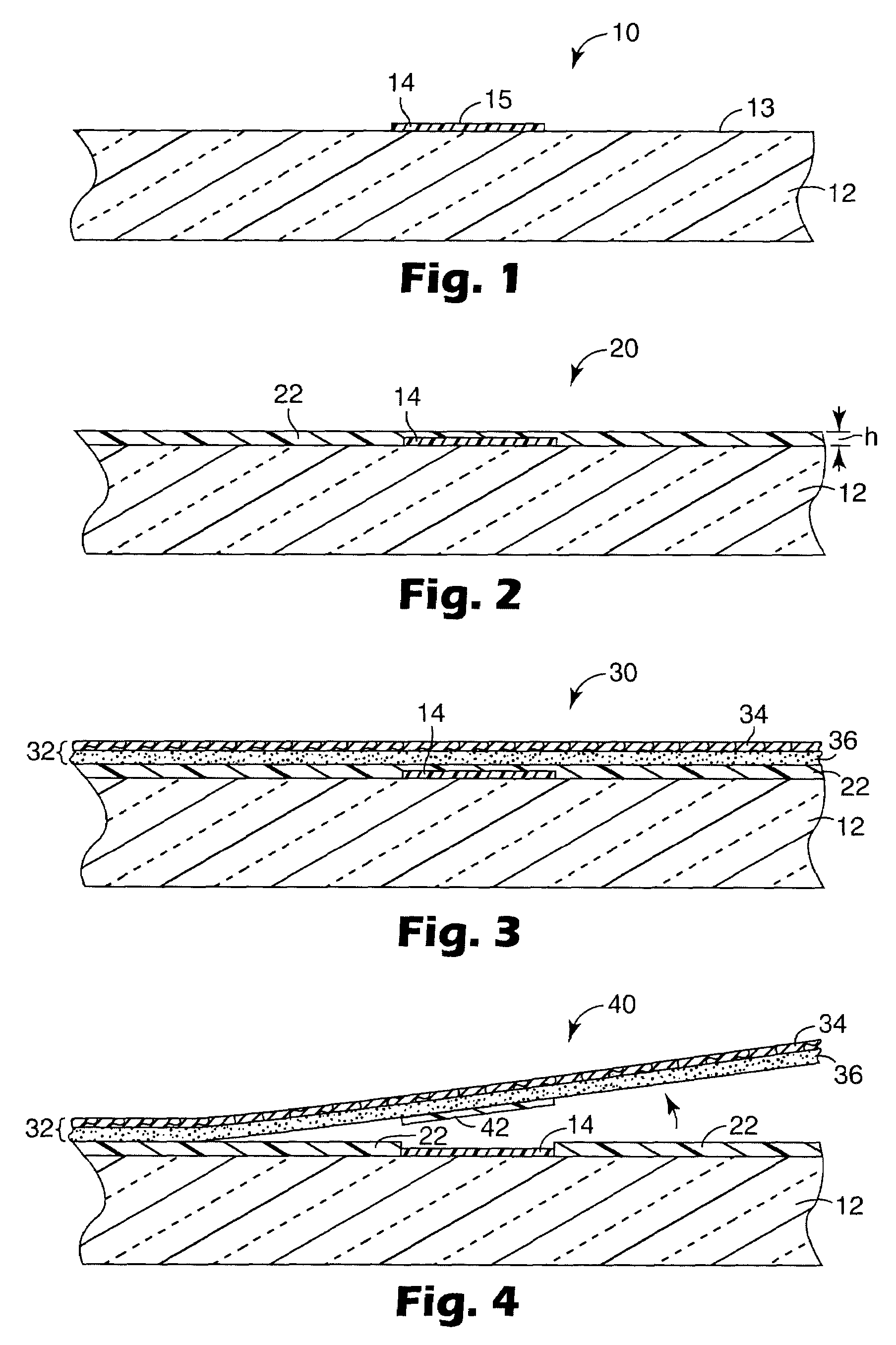 Patterned coating method employing polymeric coatings