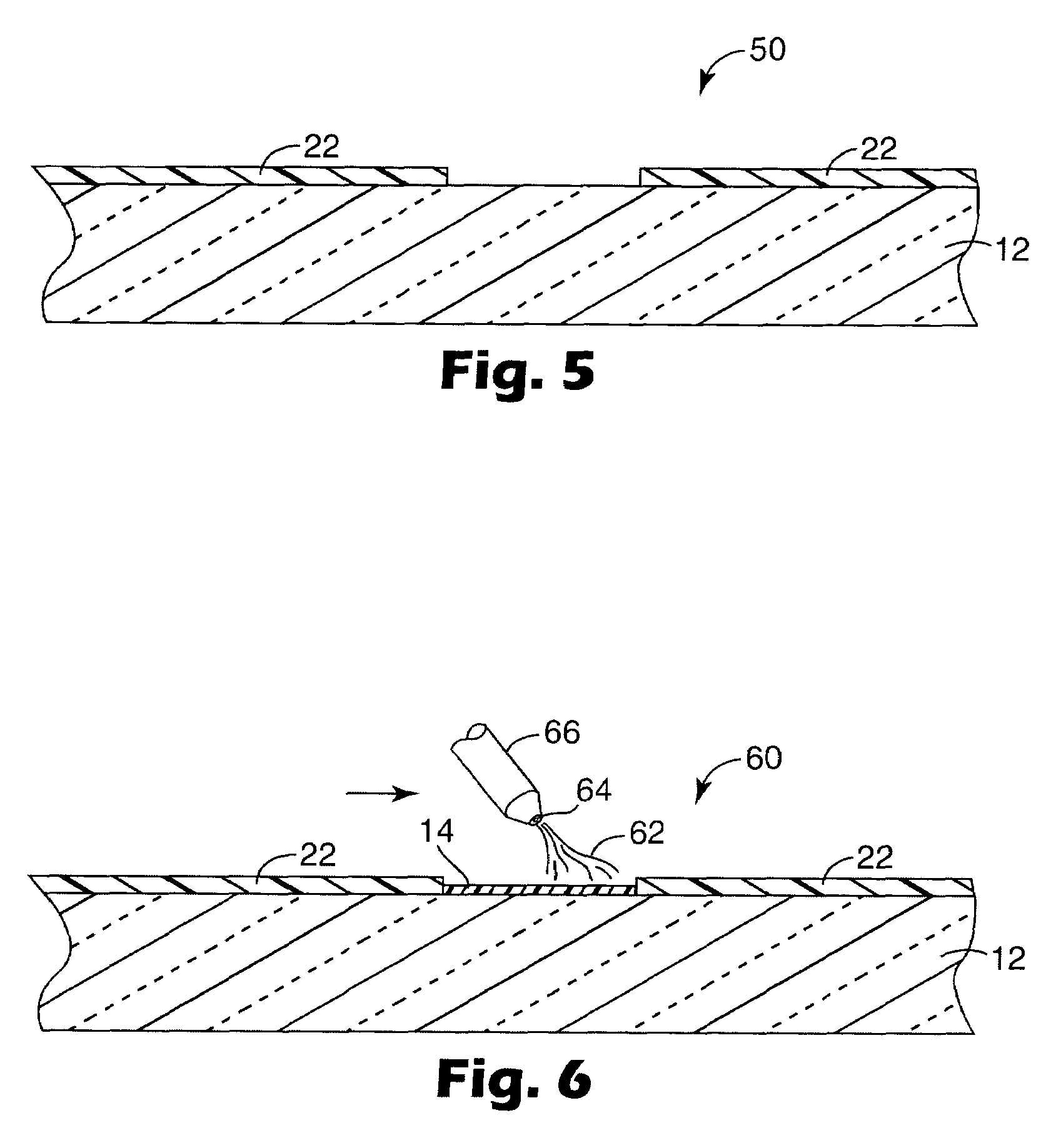 Patterned coating method employing polymeric coatings