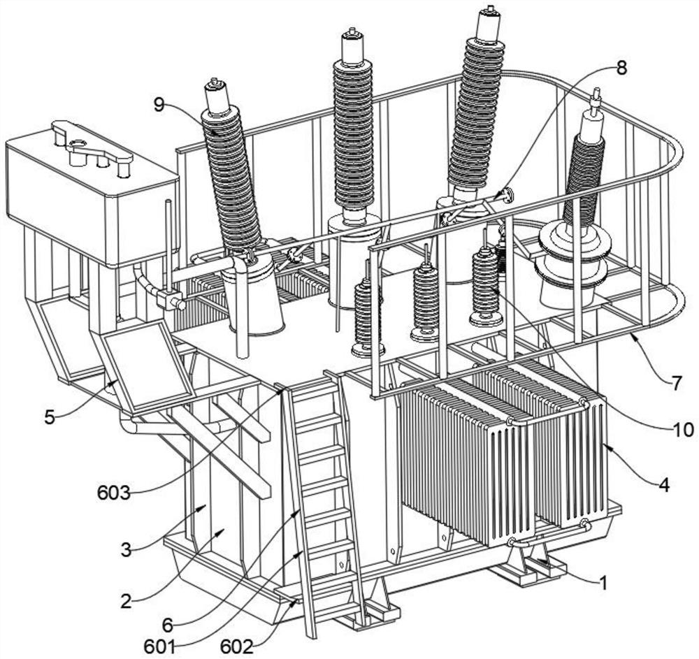 A step-down transformer that is easy to maintain