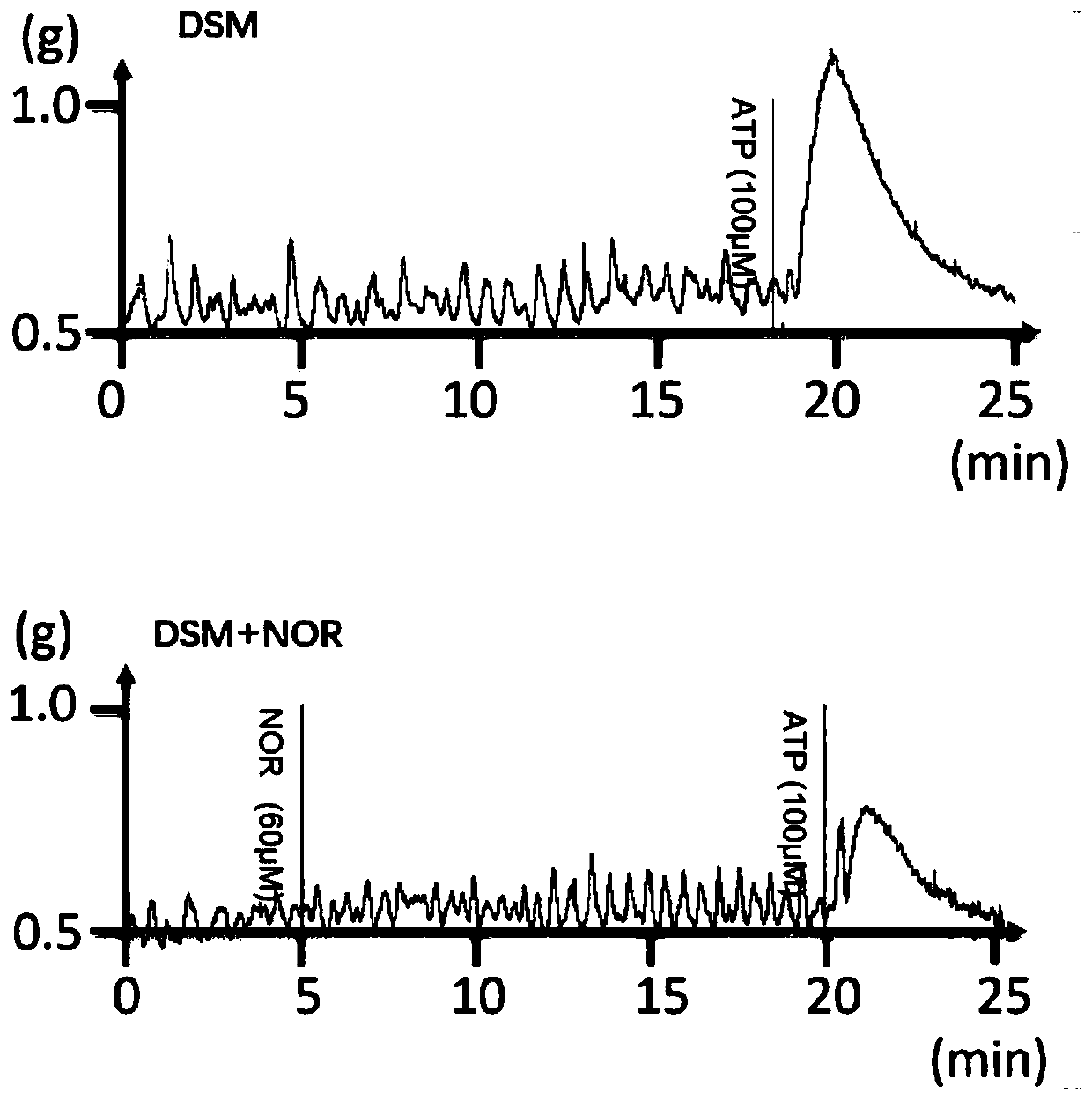 Application of norisoboldine in preparing drugs for preventing and/or treating bladder smooth muscle dysfunction