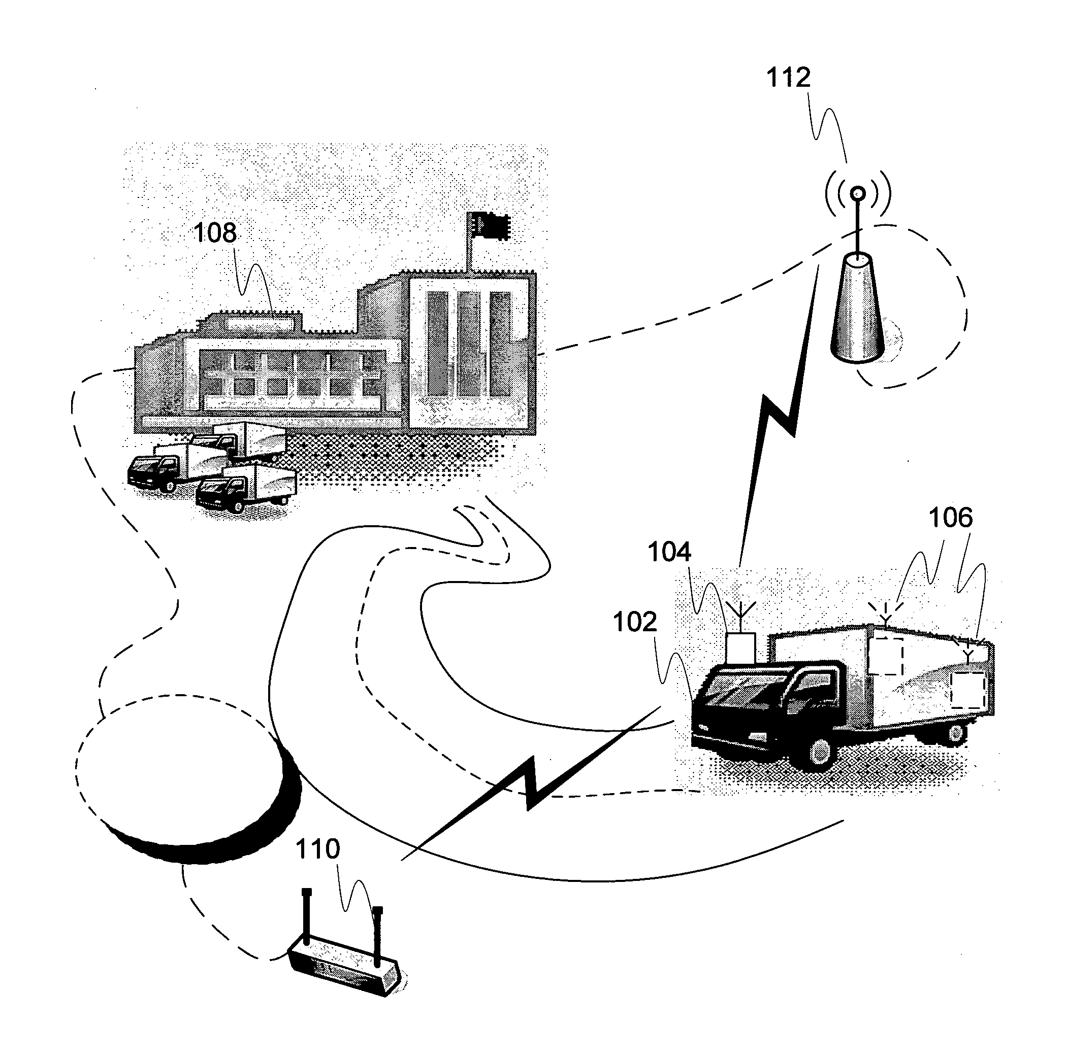 Device, method and system for forwarding data from RFID devices