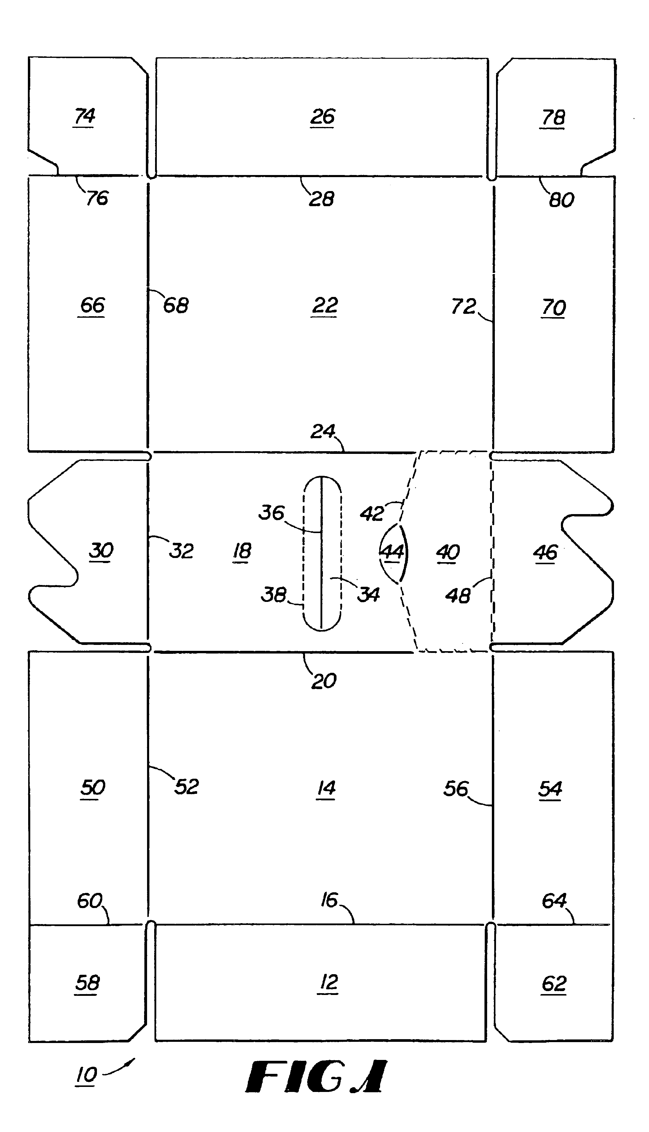 Carton with a dispenser in the top panel for dispensing pouches