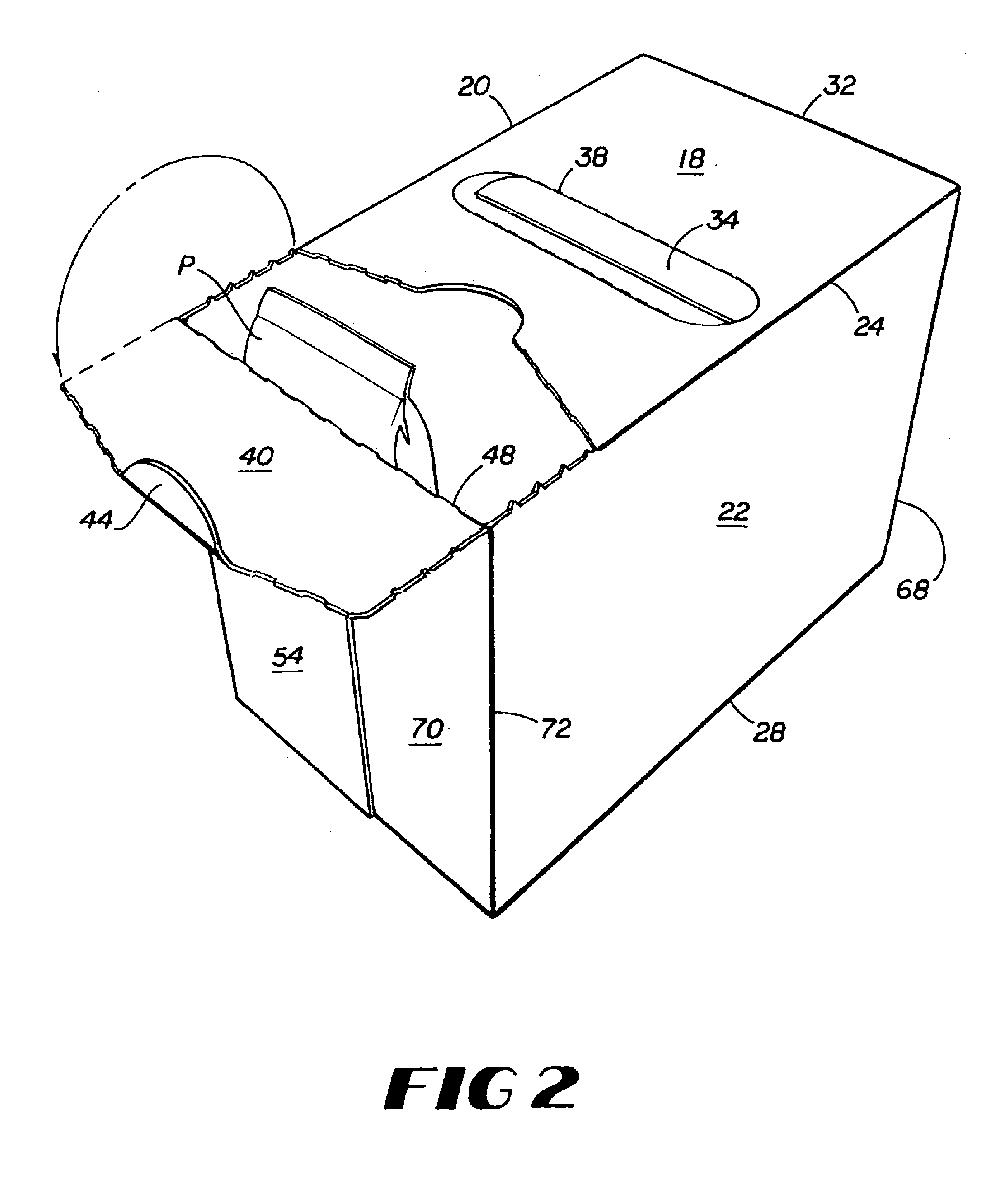 Carton with a dispenser in the top panel for dispensing pouches