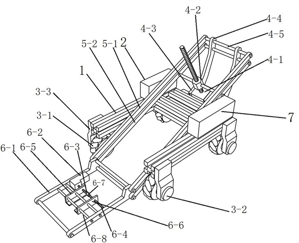 Storage crane based on parallelogram mechanism