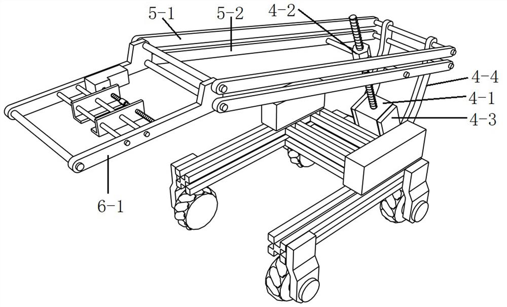 Storage crane based on parallelogram mechanism