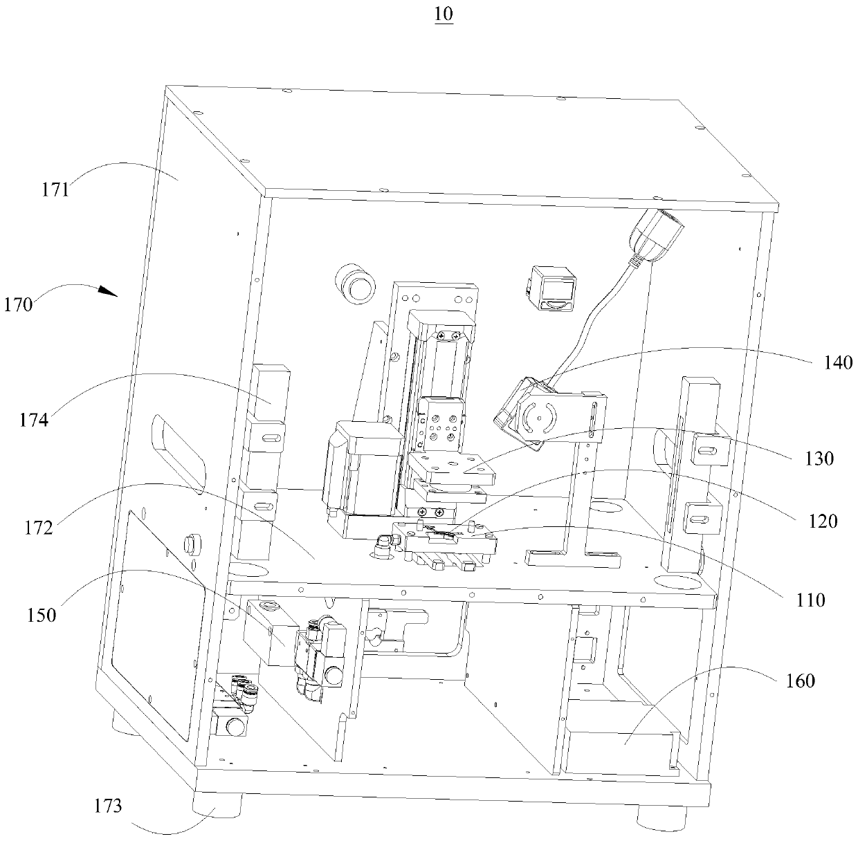 Radio frequency detection connector and radio frequency detection fixture