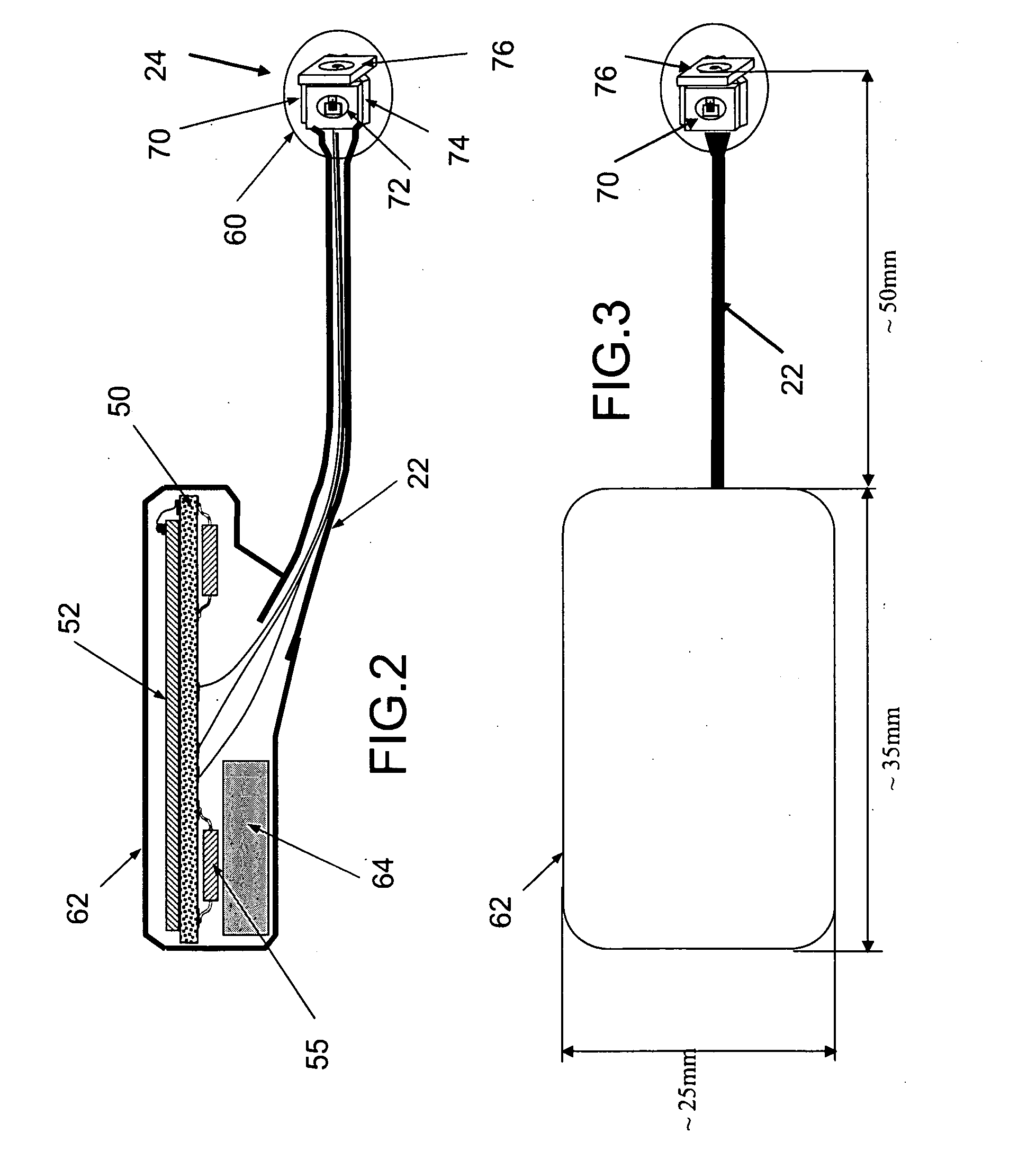 Intra-oral dental-image sensor system with multiple leds