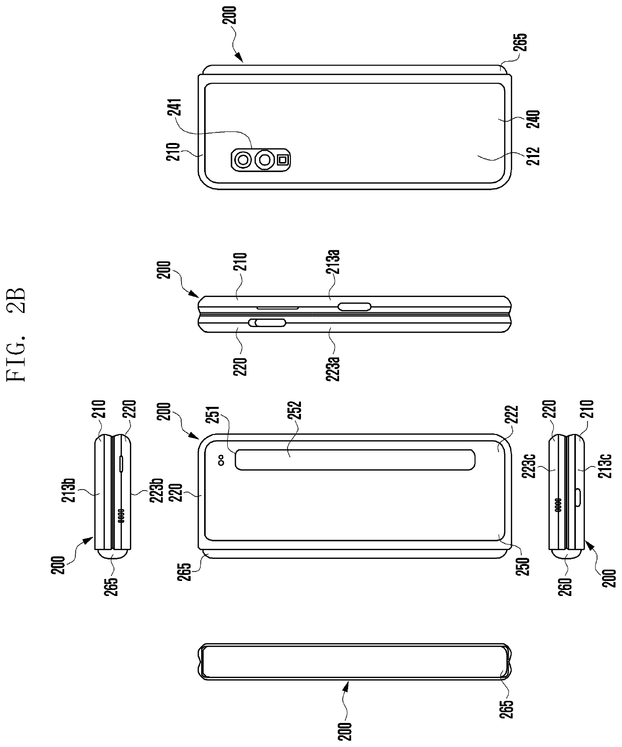 Foldable electronic device including integrated ground structure