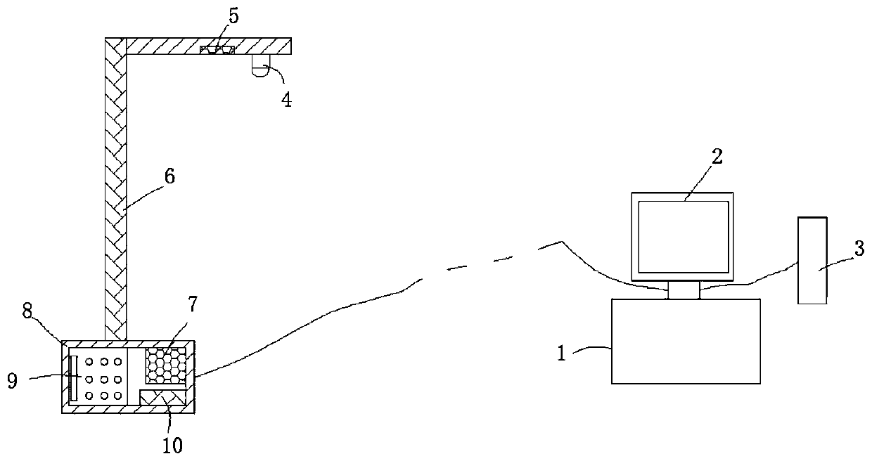 Social idle personnel identification and detection device and use method thereof