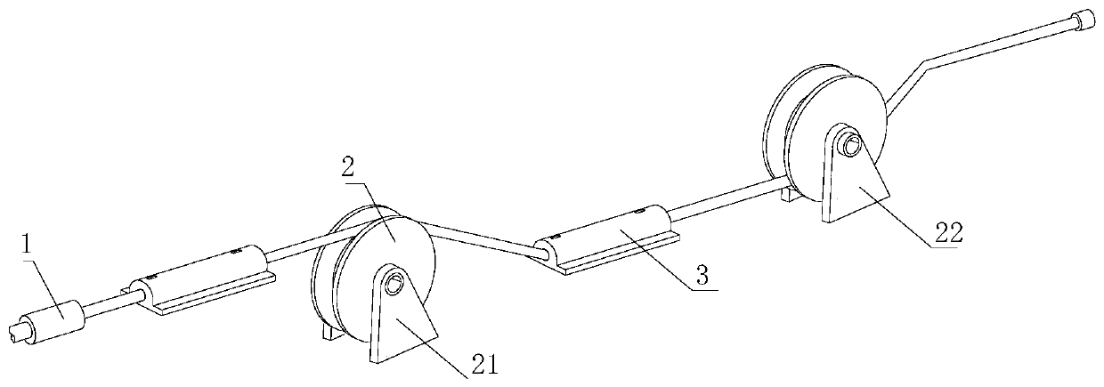 High-power fiber laser indication light protection device and implementation method thereof