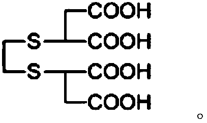 Tetracarboxylic acid for non-iron finishing and preparation and application of tetracarboxylic acid