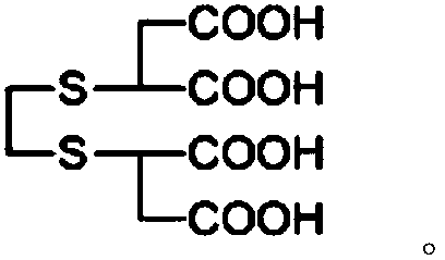 Tetracarboxylic acid for non-iron finishing and preparation and application of tetracarboxylic acid