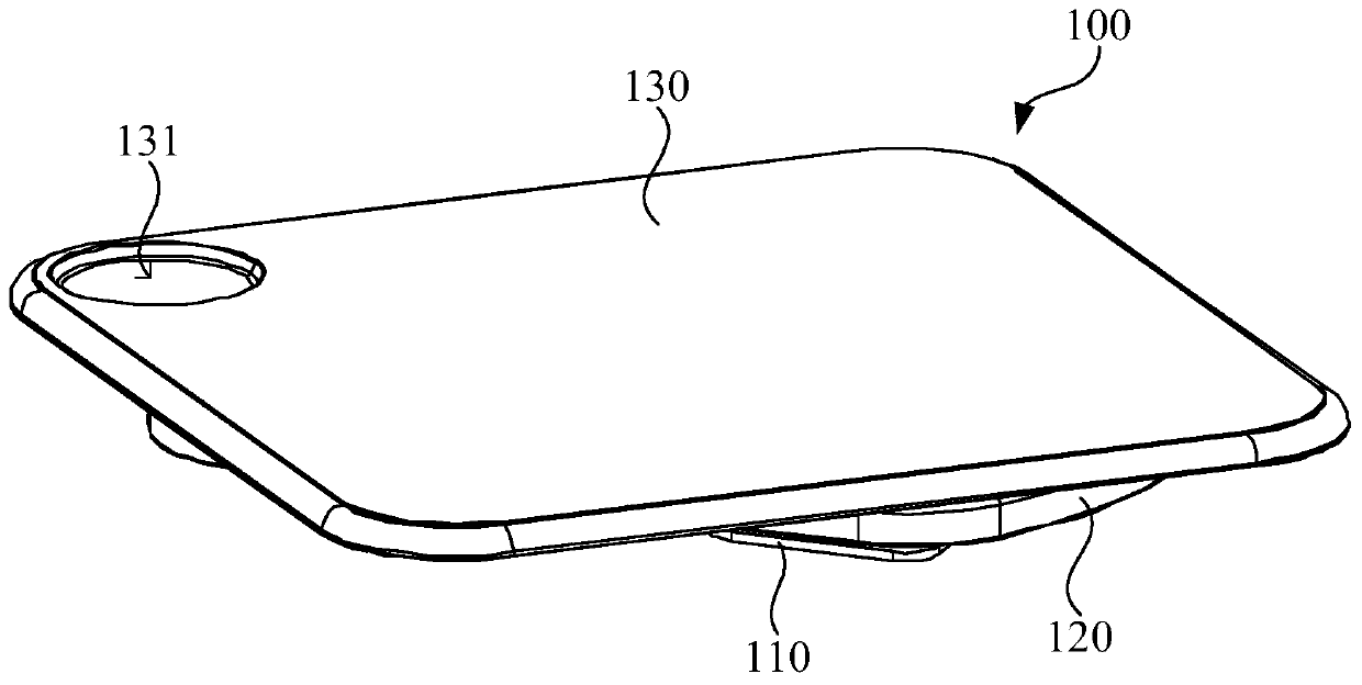 Table plate mechanism and carriage