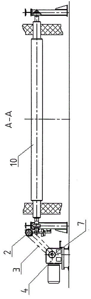 Method and apparatus for on-line replacement of annealing kiln drive system