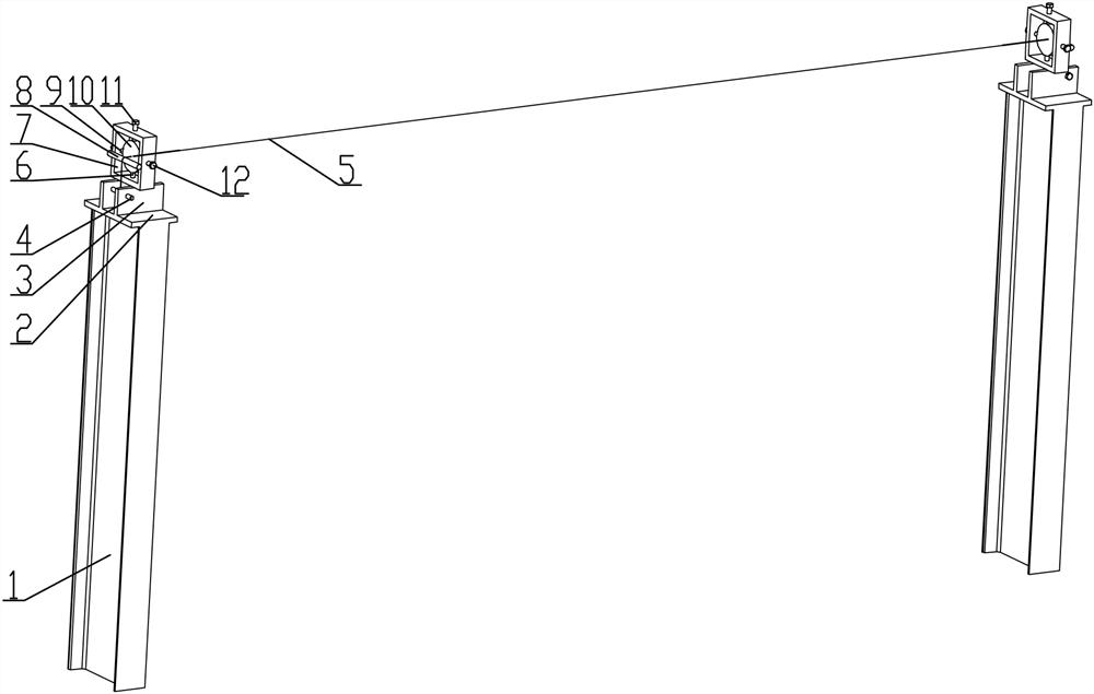 Device and method for adjusting and detecting coaxiality of multiple trunnions