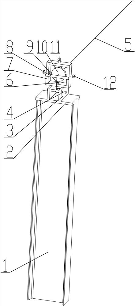 Device and method for adjusting and detecting coaxiality of multiple trunnions