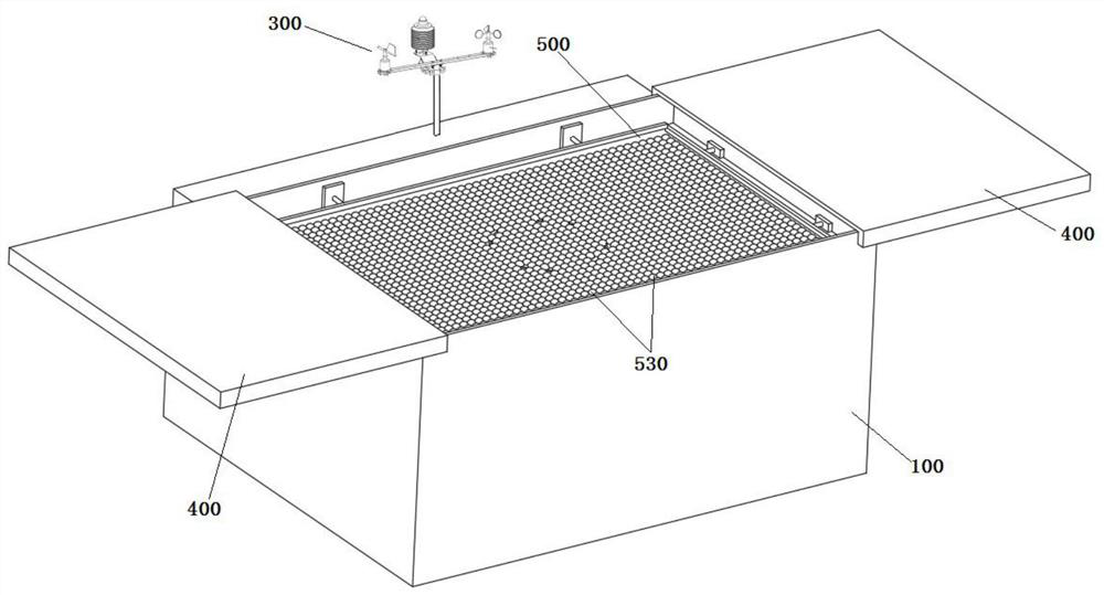 Composite wing unmanned aerial vehicle parking device