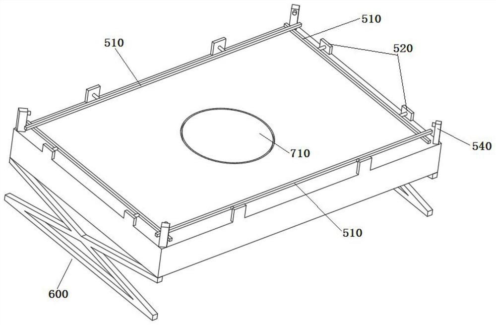 Composite wing unmanned aerial vehicle parking device