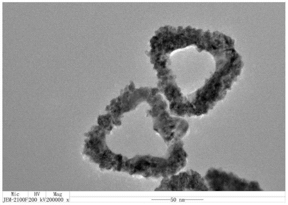 Noble metal nano ring and preparation method thereof