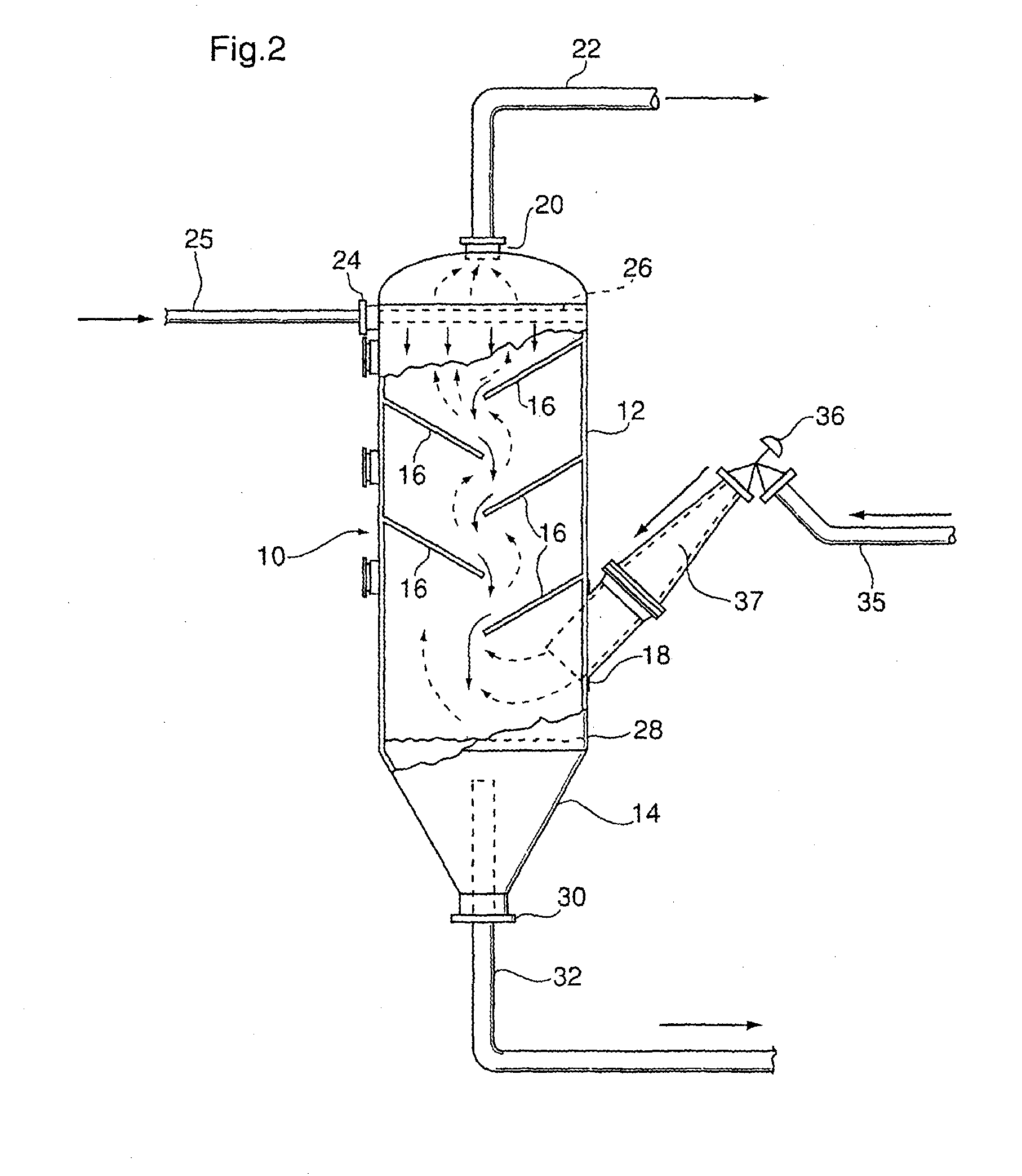 Method for removing sulfur from a gas stream