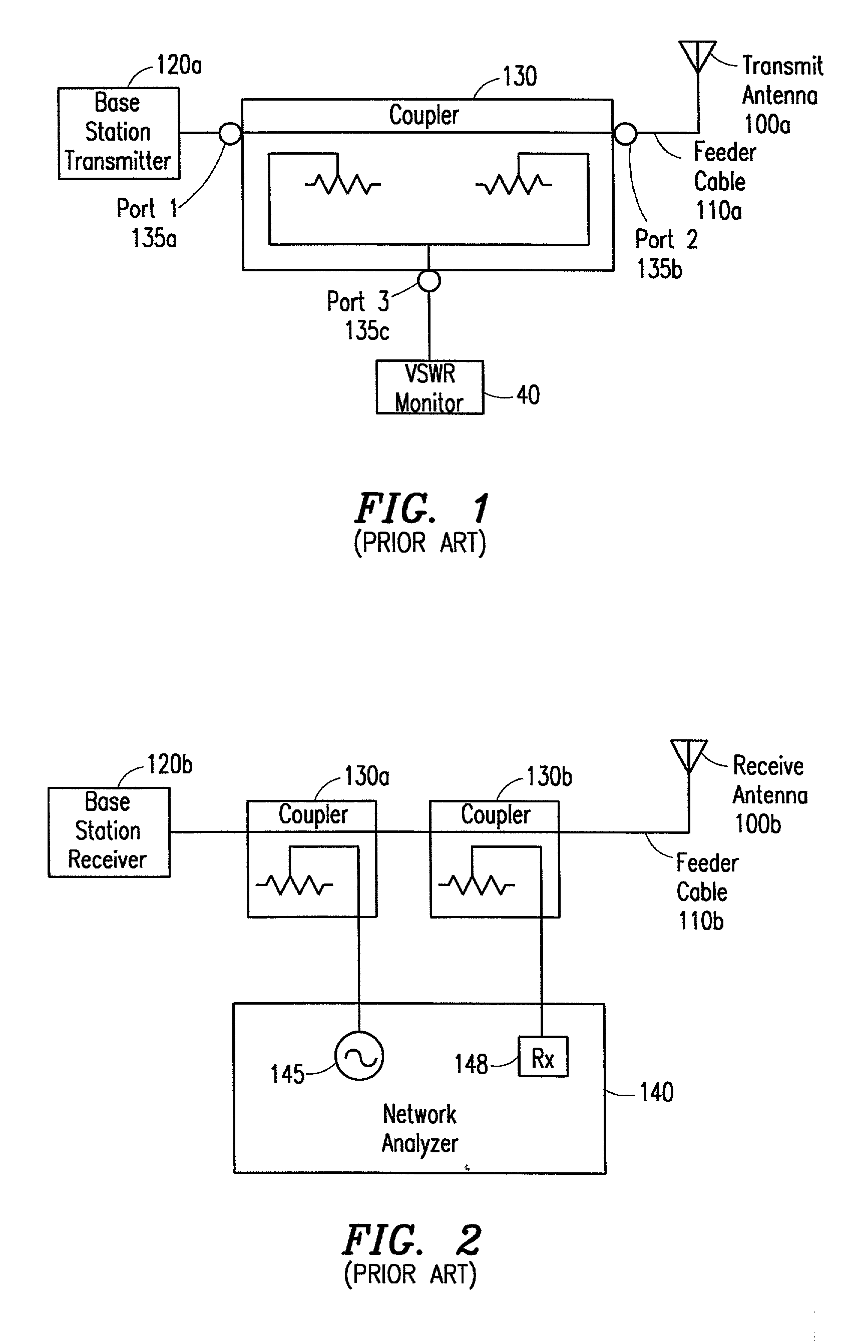 Network analyzer for measuring the antenna return loss in a live cellular network