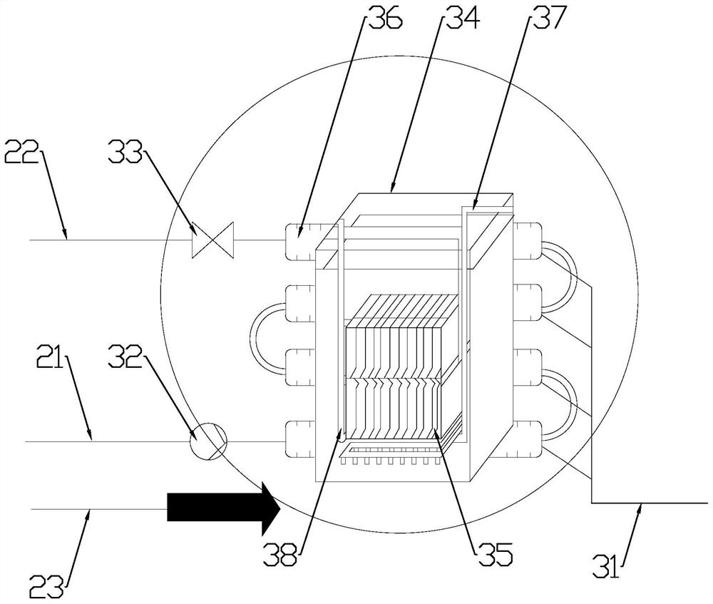 Advanced treatment method of garbage permeate fluid