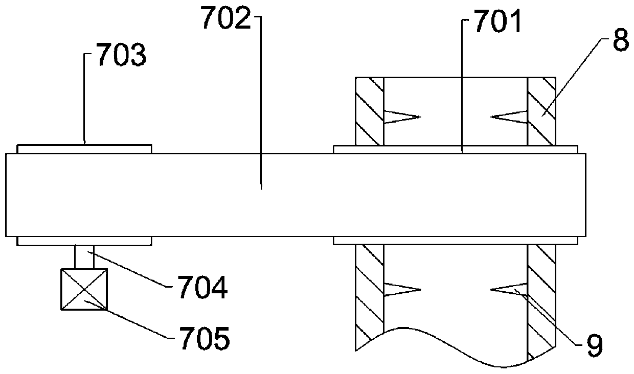 A device for rapid removal of chestnut thorn shells based on the principle of all-round shelling