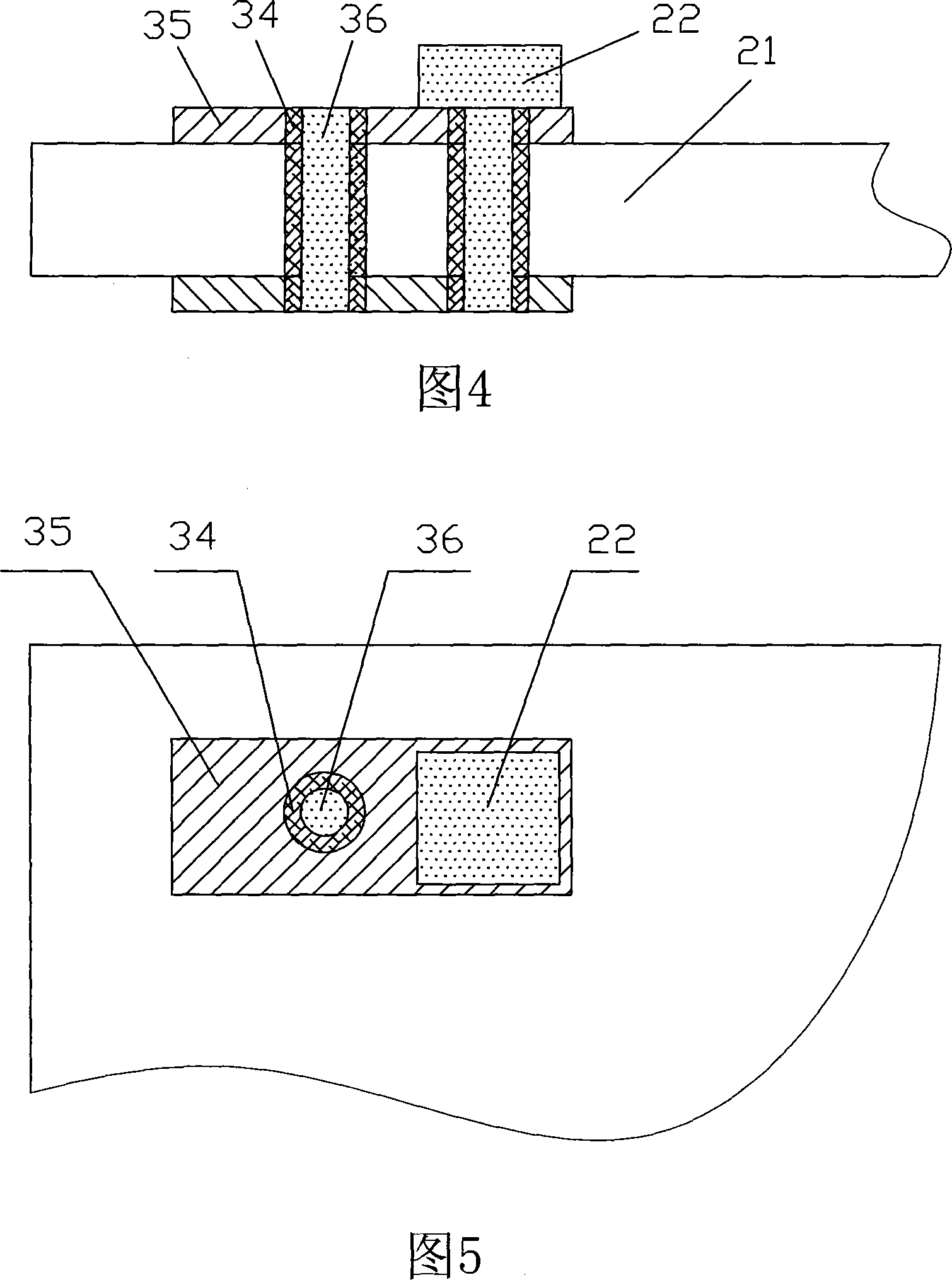 LED light source module with heat guiding system and radiation system