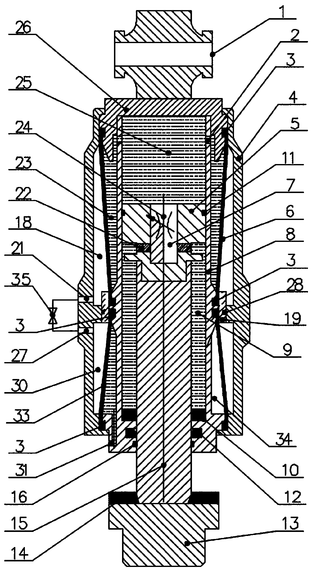 Automobile Suspension Double Capsule Variable Stiffness Gas Spring