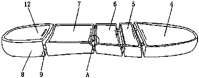 Multifunctional traction shoe