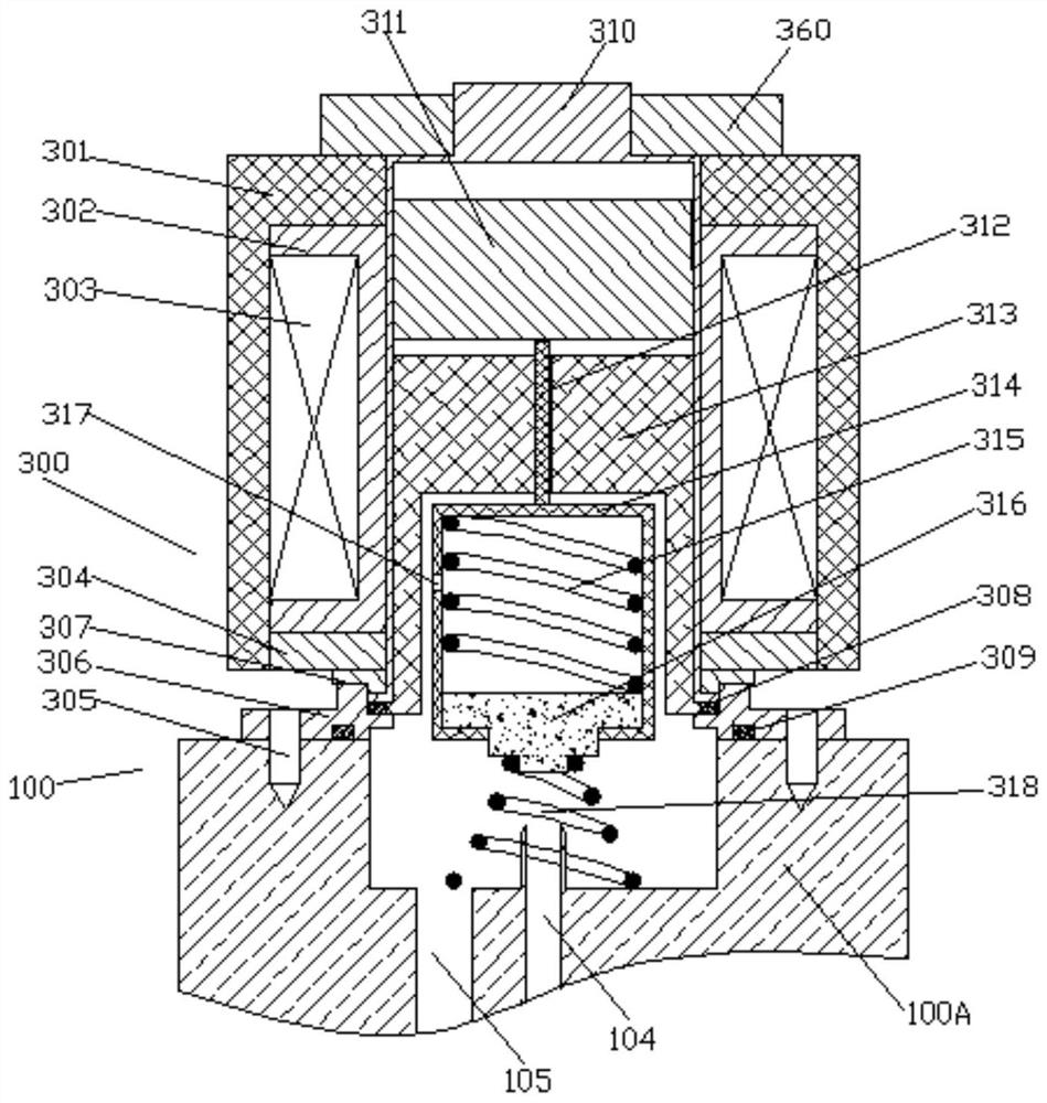 A back-purging device for measuring gas pipelines