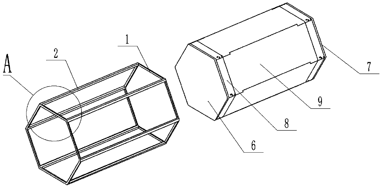 Modular honeycomb building capable of being assembled quickly