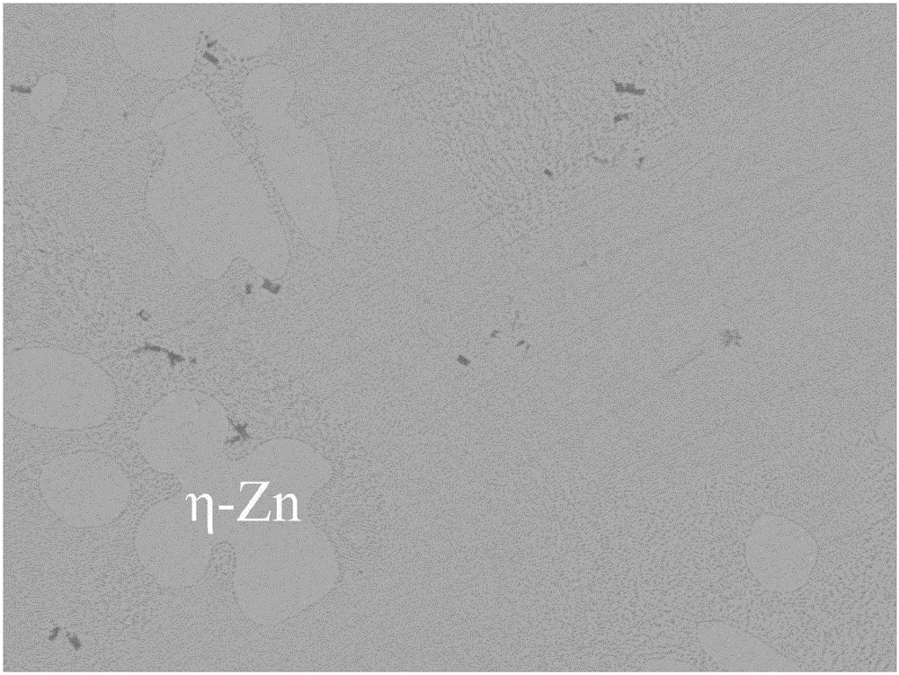 Zn-Al-Sr alloy and preparation method thereof