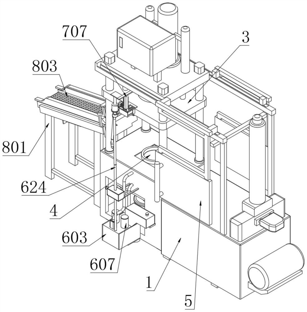 Vertical high-pressure casting machine